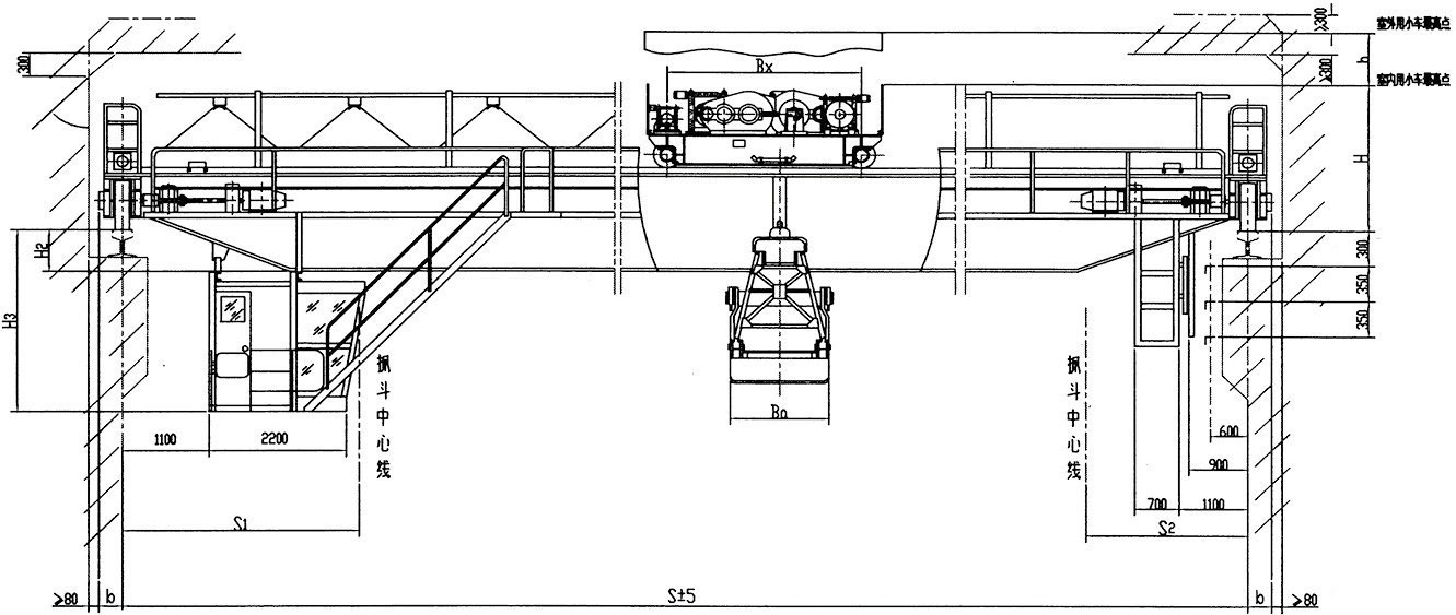 QZ型雙梁抓斗橋式起重機(jī)簡圖.jpg